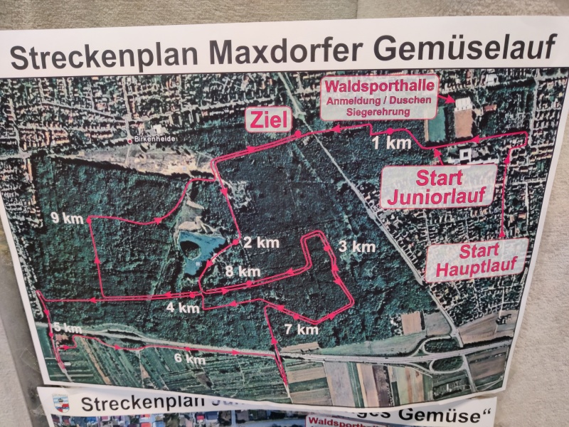 Streckenplan Maxdorfer Gemüselauf